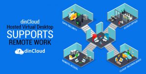 dincloud hosted virtual desktop and remote work